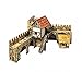 KERANOVA Clever Paper The Medieval Town Square Actors 3D Puzzle
