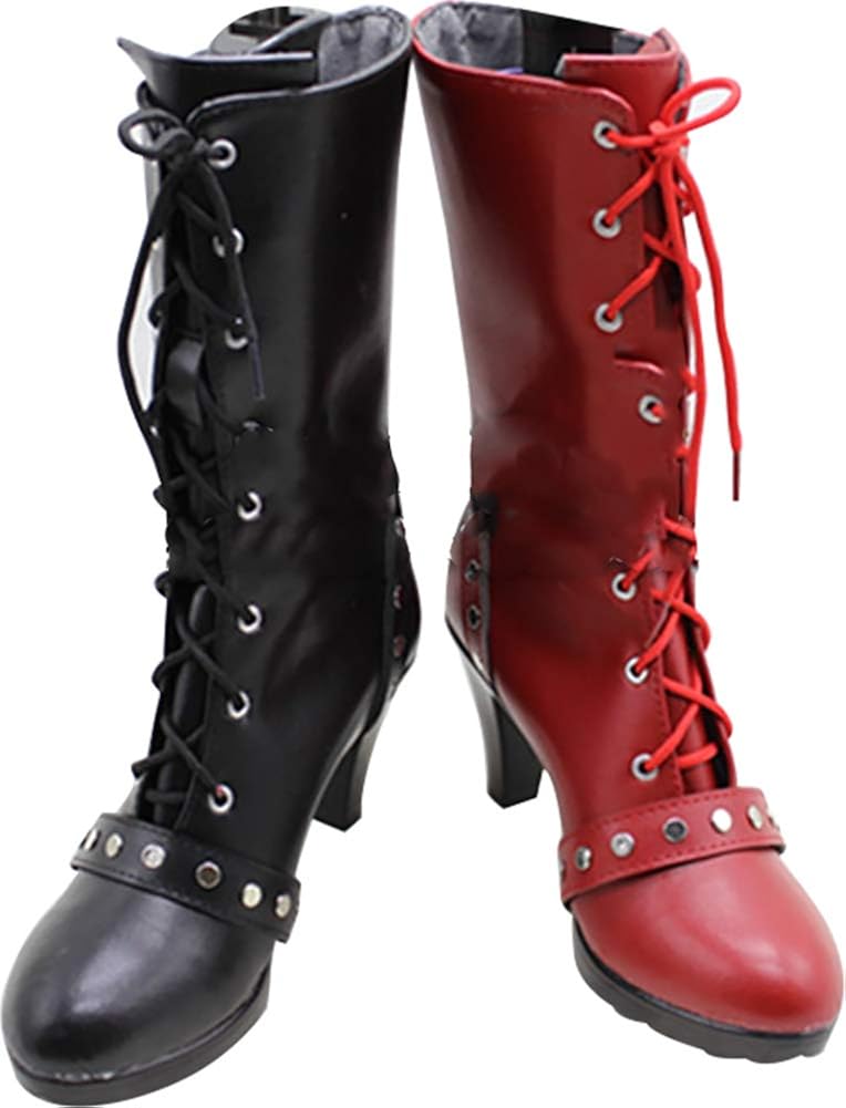 harley quinn high heel boots