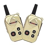 Walkie Talkie Mini Size LSENG T-M5 UHF400-480MHz Colorful Professional Analog Radio(Pair+Gold)