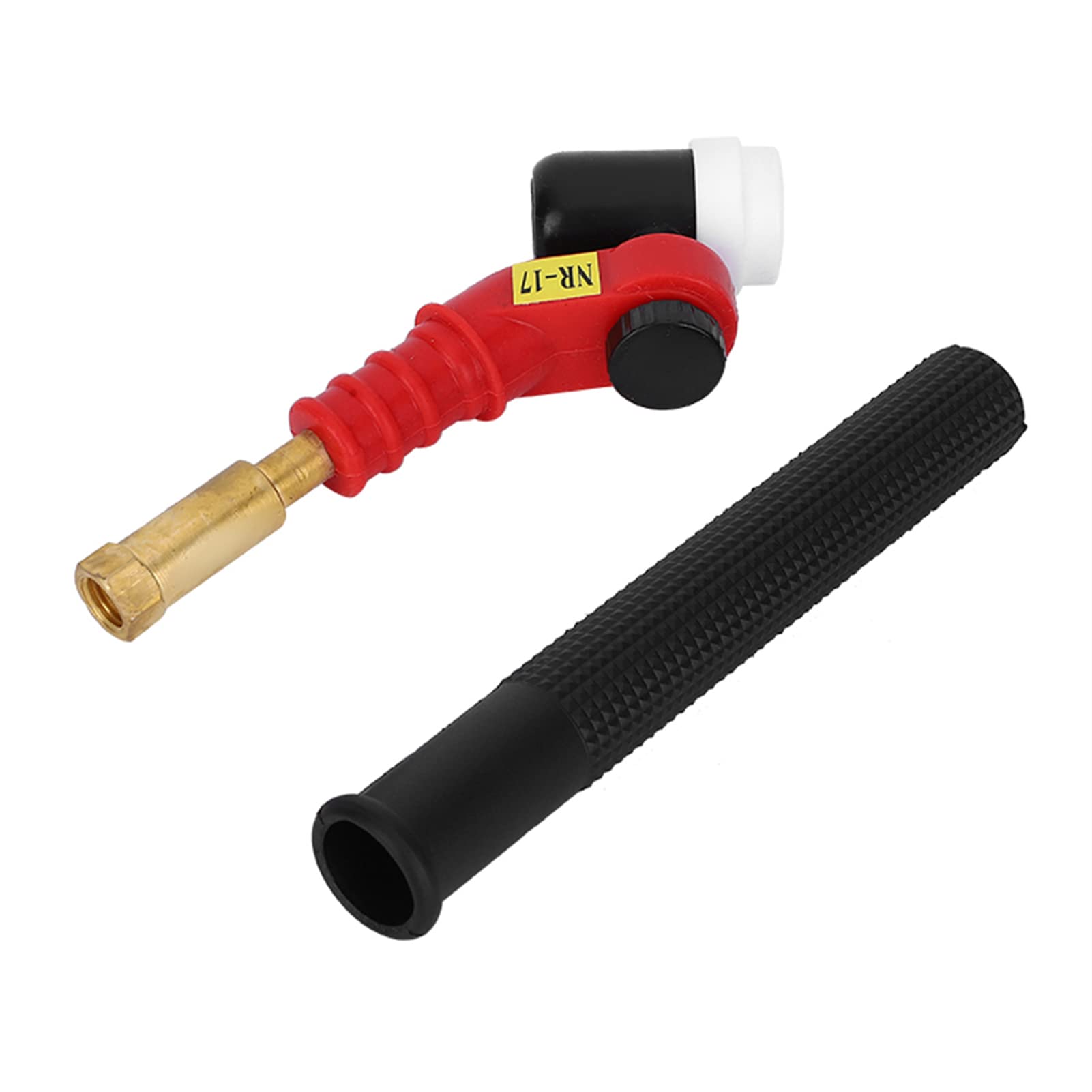 Air Cooled Welding Torch Head NR-17 Durable Small Welding Torch Head with Rotatable Neck for Tig Torch Replacement