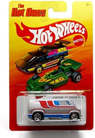 CUSTOM '77 DODGE VAN The Hot Ones 2011 Release of the 80's Classic Series 1:64 Scale Throw Back HOT WHEELS Die-Cast Vehicle