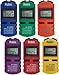 Robic; Developed, Sold and Shipped in America; 12 Memory Recall Professional Quality Stopwatch, Takes 199 Readings, Easy to Use, Easy to Read-Set of 6 Colors