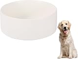 AHX Ceramic Dog Bowl 8 Inch Non-Spill Wide Deep Food & Water Bowl