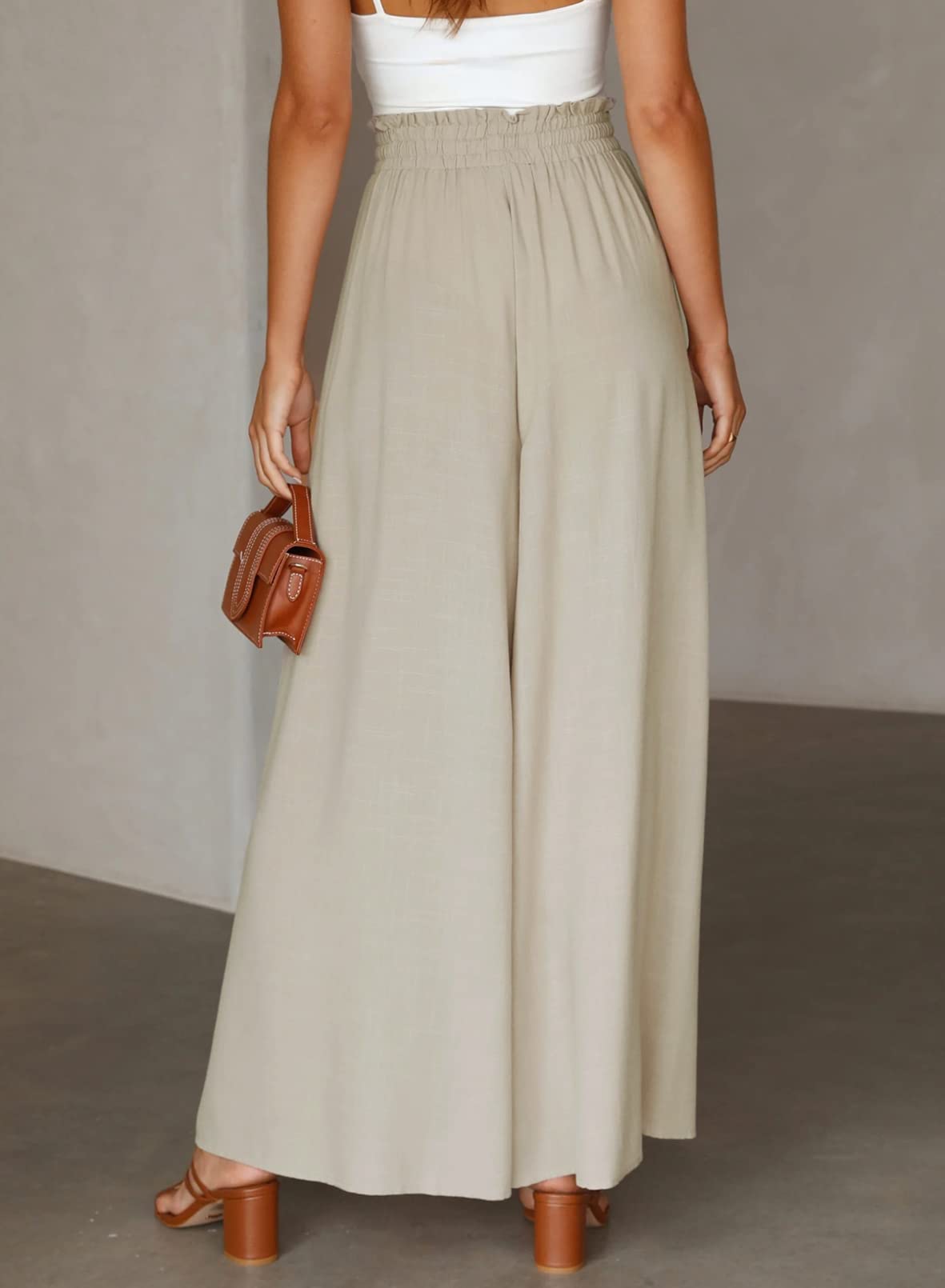 Flowy High Waist Wide Leg Pants