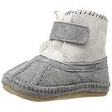 Robeez Girls' Galway Cozy Bootie Boot, Grey, 12-18 Months M US Infant