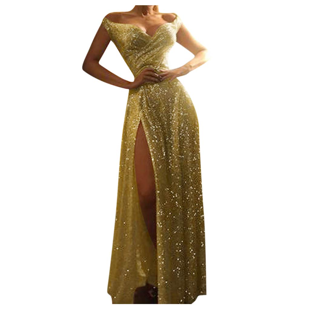 Buy Outtop(TM) Latest Women's Dress Gown, Women Sequin Prom Party Ball