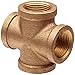 Brass Pipe Fitting, Class 125, Cross, 1/2