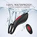 Vibrating Penis Ring with Double Ring, 9 Vibration Modes for Man or Couples Longer Lasting Erections, Wireless Remote Control Vibrating Penis Enhancer Rings Vibrator Rechargeable Waterproof