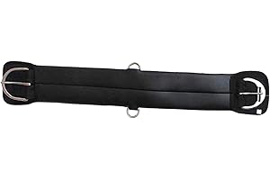 kowaku Horse Girth Horse Cinch Breathable Straight Cinch Dressage Short Strap for Warm up Riding Club Lesson Training Competi