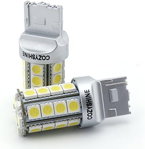 Cozyshine 12v LED Light (Pack of 2) 7440 7441 992 T20 5050 chipsets White bulb 2017 Newest Wedge 30-SMD High Power Replacement and Backup light C-LED30-T20-5