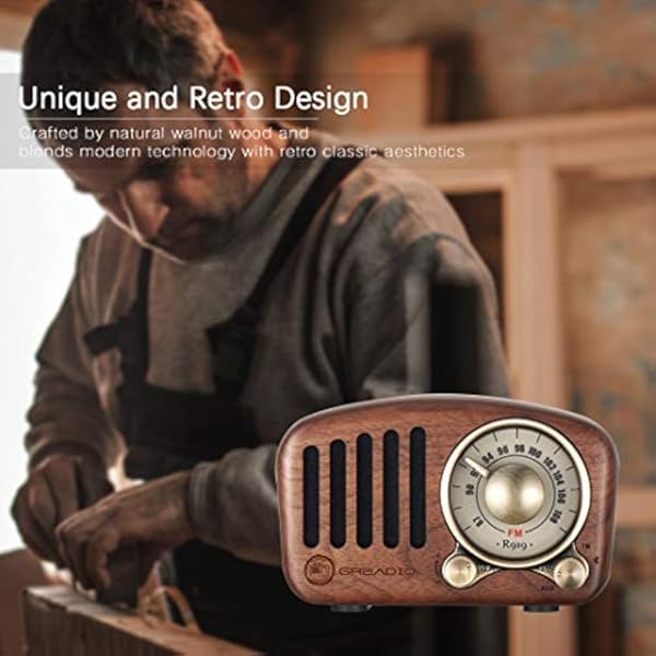 Radio Classic R199 Parlante Bluetooth FM, Wifi, SD MP3 - Imagen 7