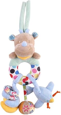 Amazon Ygpfty ベビーラトル 動くおもちゃ 赤ちゃん 幼児 おもちゃ 幼児 ベッド 動物 音楽 モバイル ベビーカー 人形 0 12ヶ月 One Size がらがら ラトル おもちゃ
