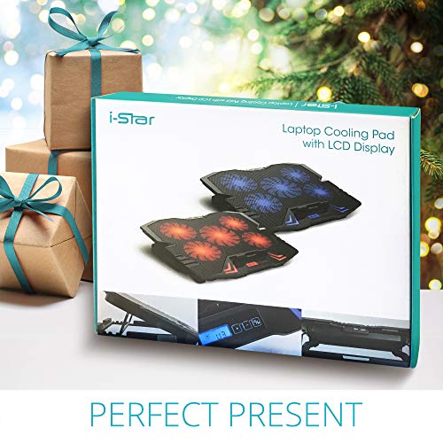 6 Laptop+Cooling+2500RPM+Adjustable+Display