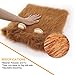 Gimilife Dog Lion Mane, Dog Costume Lion Mane Wig Halloween Costumes for Medium Large Dog with Ears & Tail, Fancy Lion Hair Dog Clothes Holiday Party (L Size,Light Brown)
