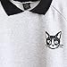 Froomer Teen Girls Cat Print Sweatshirt Long Sleeve Blouse Loose Sweater Shirt Gray