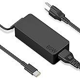 S SKSTYLE 65W USB C Laptop Charger Compatible with Lenovo ThinkPad T14 T14s T15 T16 Gen 1 2 3 4, X1 Carbon Yoga X13, E14 E15, Type C AC Power Adapter Cord Replacement for Laptop (Multi-Protection)