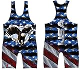 USA Eagle Sublimated Wrestling Singlet: Youth and Mens sizes, by 4 Time