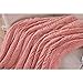 Soffte Cloud Super Soft Long Shaggy Warm Plush Fannel Blanket Throw Qulit Cozy Couch Blanket for Winter Dirty Pink(51