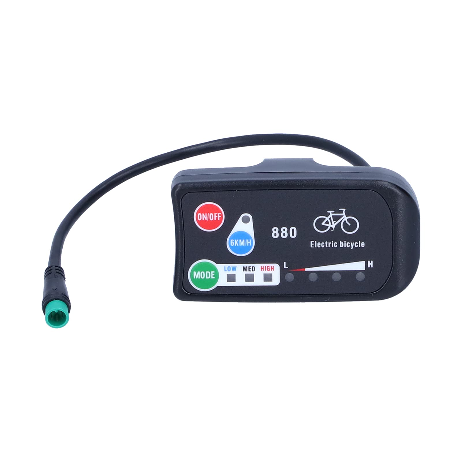 Dilwe LED Display Controller, 36V-48V Wide Voltage Range Digital Display Meter Accessories for Vehicle Dashboard, Car, Motorcycle, Industrial Equipment