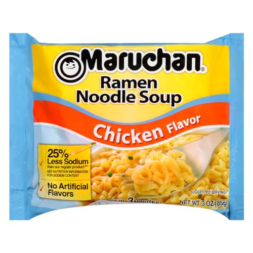 Maruchan Ramen Less Sodium Chicken 3 0 Oz Pack