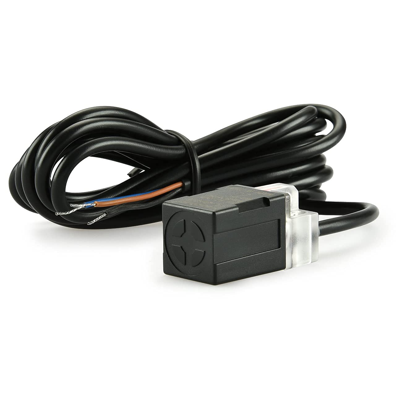 Photo 1 of Heschen Square Inductive Proximity Sensor Switch Non-Shield Type PL-08D1 Detector Distance 8mm 10-30VDC 200mA Normally Open(NO) 2 Wire