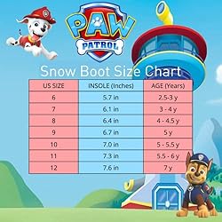 Paw Patrol Boys Snowboots - Chase and Marshall