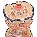 Youtang(TM Clockwork Mechanism 3-Horse Carousel Music Box Melody Carrying You from Castle in The Sky(Laputa)(Multicolor)