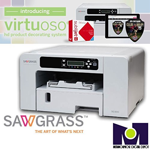 Sawgrass Virtuoso SG400 Complete sublimation Printer bundle Ink and 100 of papers