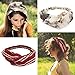 ADRAMATA 15 Pcs Boho Floral Headbands for Women Vintage Turban Elastic Hairband Cute Wrap Twisted Criss Cross Hair headbands Accessories