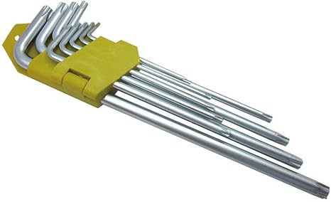 Amazon トルクスレンチ いじり止め対応 ヘックスローブレンチセット 9本組 トルクレンチ