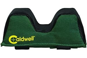 Caldwell Filled Universal Front Rest Bag with Durable Construction and Hook and Loop Straps for Outdoor, Range, Shooting and 