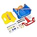 ANCHEER 3-in-1 Swing Seat for Kids 6 Months up, Anti-Flip Snug & Detachable Kids to Teens Swing Seat for Outside Playground, Blue