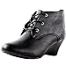 West Blvd Essen Oxford Bootie Ankle Wedge Boots