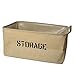 OrganizerLogic Storage Bins - 22” x 15” x 10” Toy Box - Extra Large Storage Basket for Organizing Laundry, Clothes, Blankets, Pillows, Kitchen, Baby, Kids Room, Toys Bin- Jute Storage Baskets