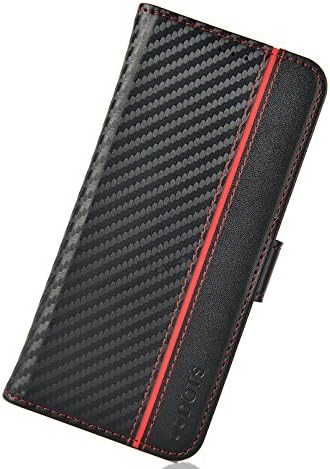 [DOTS Series] Carbon Fiber 2-in-1 Hybrid RFID-Blocking Ultra-Premium Wallet Phone Case for Galaxy S8 &amp; Galaxy S8+ (Samsung Galaxy S8)