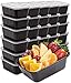 30 Pack 33 Ounce Meal Prep Containers with Lids - Plastic Food Storage Containers