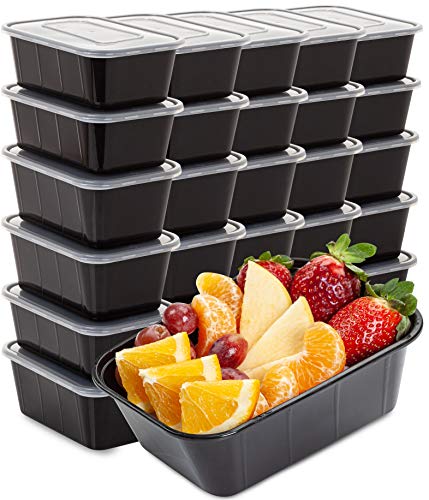 Food Containers Meal Prep Containers (30 Pack 33 Ounce) Plastic Food Containers with lids Food Prep Containers for Meal Prepping Plastic Food Storage Containers With Lids Plastic Containers With Lids