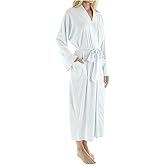 P-Jamas Women's 356661 Butterknits Leopard Long Robe