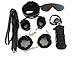 Demarkt 7 Pcs Restraint Sets Bondage Kits Sex Toys Handcuffs Legcuffs Whip