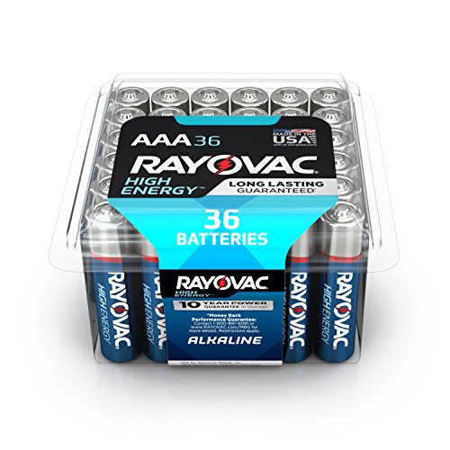 Rayovac AAA Batteries, Alkaline Triple A Batteries (36 Battery Count)