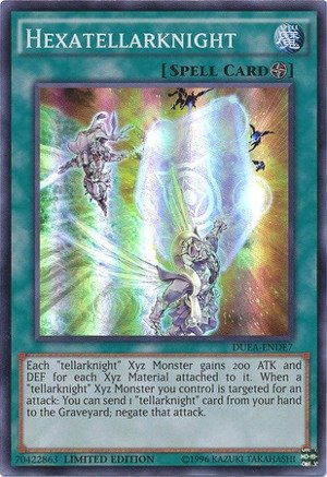 Yu-Gi-Oh! - Hexatellarknight (DUEA-ENDE7) - Duelist Alliance Deluxe Promos - Limited Edition - Super Rare