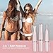 Bikini Trimmer, Facial Hair Removal for Women, Eyebrow Trimmer, 3 in 1 Painless Electric Razor Ladies Body Shaver Painless Multi Purpose Women Hair Remover for Face/Bikini Area/Eyebrow/Armpit/Leg