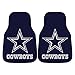 FANMATS NFL - Dallas Cowboys Carpet Car Mat Set - 2 Pieces