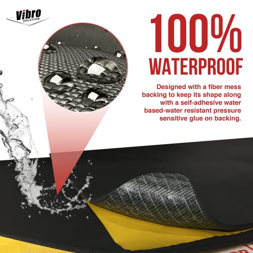 Vibro Sound Deadener for Cars 228 mil 1/4" Waterproof Sound Deadening