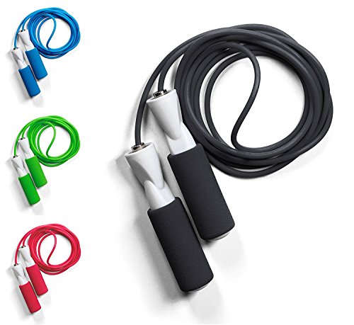 Homello Adjustable Jump Rope Fitness Jumping Rope, 4 Colors Ball Bearings, Cardio Speed Skipping Rope for Adults and Children - Thumbnail 6