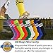 Fasoar Unisex Knee High Stripe Football Sports Tube Socks 2 Pack,6 Pack,10 Pack