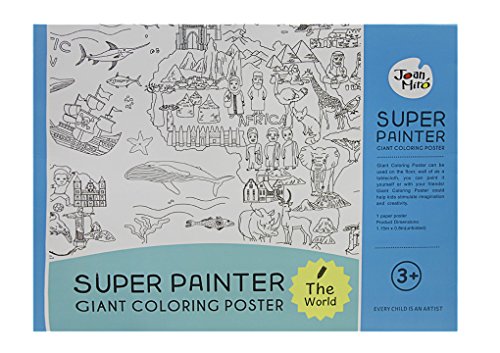 Download Giant Coloring Poster Wall Size Coloring Book Wall Decal Huge Coloring Page Oversize The World Theme Poster Doodle Art For Kids Children Adults Family Classroom The World Pricepulse