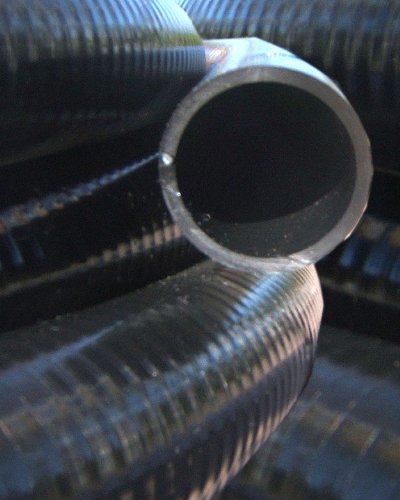 1.5 Inch PVC Hose HydroMaxx 50ft Black Flexible PVC Pipe - 1.5 Inch ...