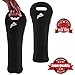 Jeeves Bottle Tote - Bottle Carry Bag, Black 5mm Thick Neoprene