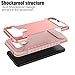 LG G6 Case, JDB Heavy Duty Defender Shock Absorption Impact Resistant Protection Hybrid with Flexible Inner Protection and Reinforced Hard Bumper Frame Case for LG G6 (2017) - Rose Gold